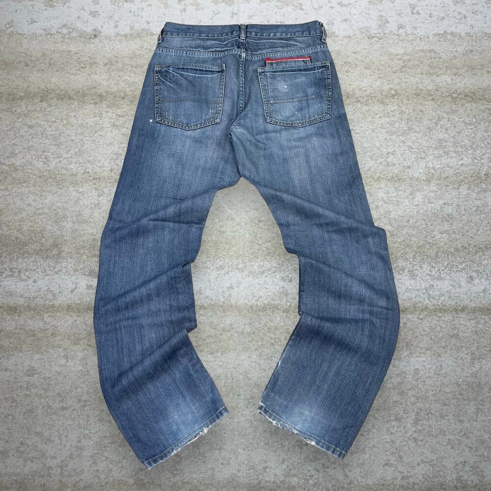 Vintage Y2K X Skate Jeans 32x32 Regular Straight Leg Fit Medium Wash Denim